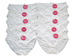 Quần lót Cotton ren Elena - BLOCK 10 CÁI TRẮNG